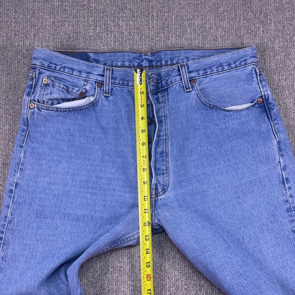 Vintage Levi's 501 USA Made 1996 El Paso 6 Button Fly Jeans 38x32 - Picture 11 of 11